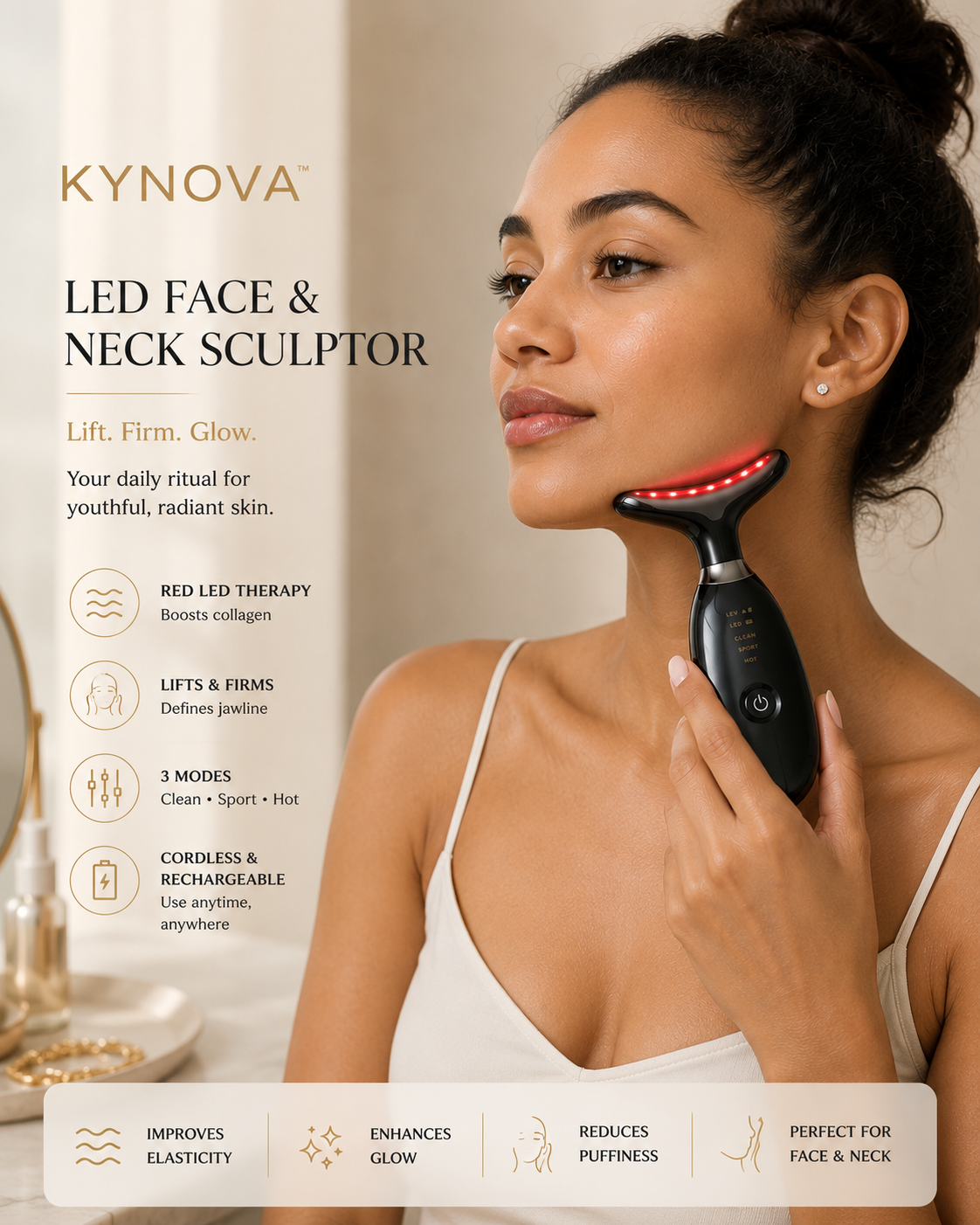 Kynova™ LED Face & Neck Sculptor
