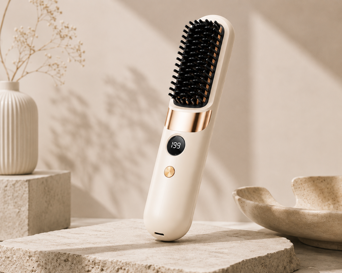 Kynova™ Cordless Hair Straightening Brush